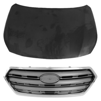 Replace® - 2-Piece (Hood Panel, Grille) (Platinum Plus)
