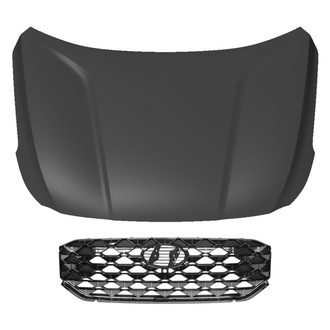 Replace® - 2-Piece (Hood Panel, Grille) (CAPA Certified)