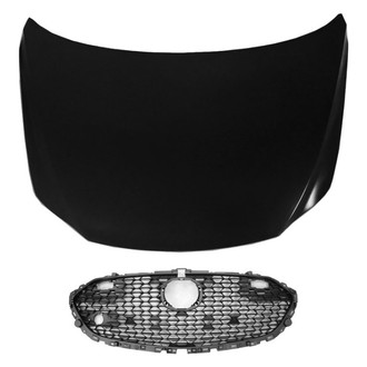 Replace® - 2-Piece (Hood Panel, Grille)
