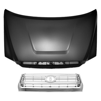 Replace® - 2-Piece (Hood Panel, Grille) (CAPA Certified)
