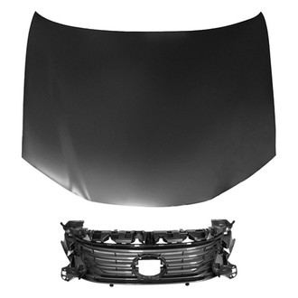 Replace® - 2-Piece (Hood Panel, Grille) (CAPA Certified)
