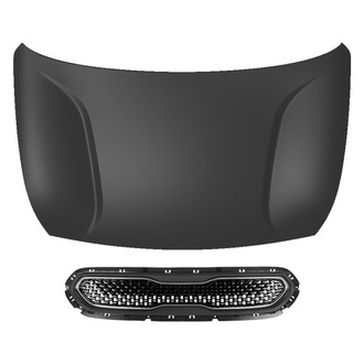Replace® - 2-Piece (Hood Panel, Grille) (CAPA Certified)