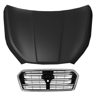Replace® - 2-Piece (Hood Panel, Grille) (CAPA Certified)