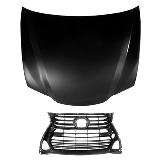 Replace® - 2-Piece (Hood Panel, Grille)