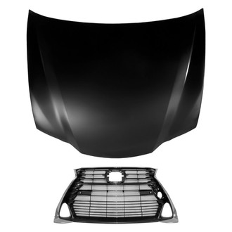 Replace® - 2-Piece (Hood Panel, Grille) (CAPA Certified)