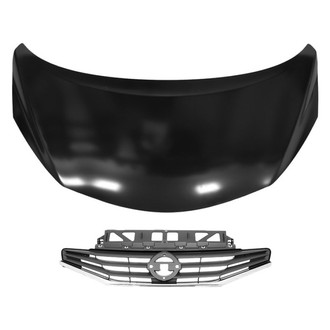 Replace® - 2-Piece (Hood Panel, Grille)