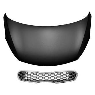 Replace® - 2-Piece (Hood Panel, Grille)