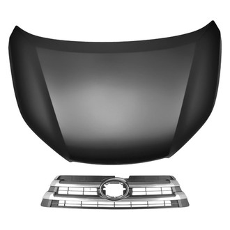 Replace® - 2-Piece (Hood Panel, Grille) (CAPA Certified)