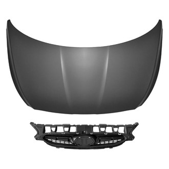 Replace® - 2-Piece (Hood Panel, Grille) (Brand New OE)
