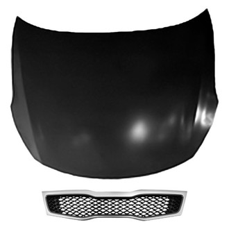Replace® BNDL-209554 - 2-Piece (Hood Panel, Grille) (Brand New OE)