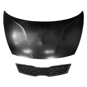 Replace® - 2-Piece (Hood Panel, Grille) (Brand New OE)