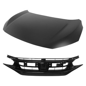 Replace® - 2-Piece (Hood Panel, Grille) (Platinum Plus)