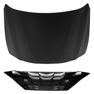 Replace® - 2-Piece (Hood Panel, Grille) (CAPA Certified)