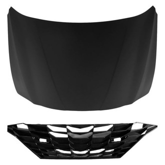 Replace® - 2-Piece (Hood Panel, Grille) (CAPA Certified)