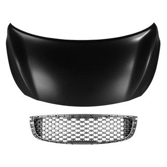Replace® - 2-Piece (Hood Panel, Grille) (Brand New OE)