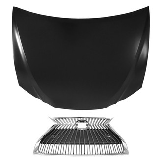 Replace® - 2-Piece (Hood Panel, Grille)