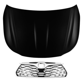 Replace® - 2-Piece (Hood Panel, Grille)