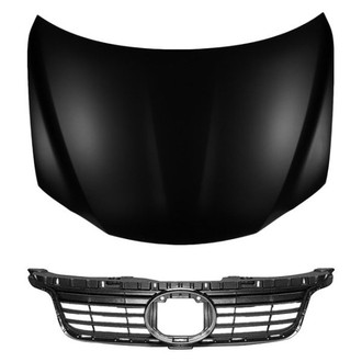 Replace® BNDL-209678 - 2-Piece (Hood Panel, Grille) (CAPA Certified)