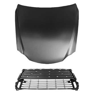 Replace® - 2-Piece (Hood Panel, Grille) (CAPA Certified)