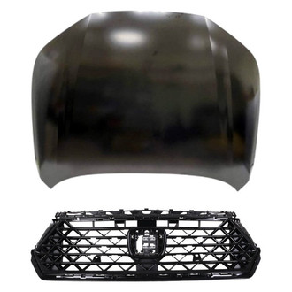 Replace® - 2-Piece (Hood Panel, Grille)