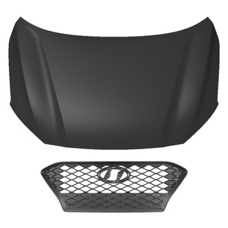 Replace® - 2-Piece (Hood Panel, Grille) (Standard Line)
