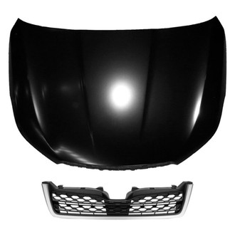 Replace® BNDL-210321 - 2-Piece (Hood Panel, Grille) (Standard Line)