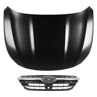 Replace® BNDL-212096 - 2-Piece (Hood Panel, Grille) (Standard Line)