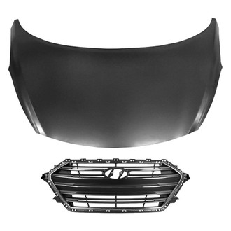 Replace® - 2-Piece (Hood Panel, Grille) (Standard Line)