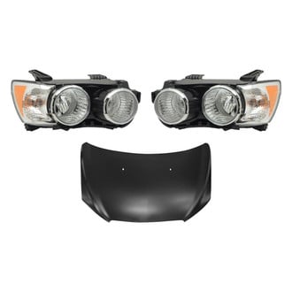 Replace® - 3-Piece Kit (Driver and Passenger Side Headlights, Hood Panel) (Value Line)