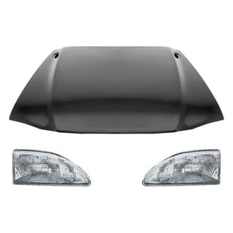 Replace® - 3-Piece Kit (Driver and Passenger Side Headlights, Hood Panel) (Value Line)