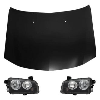 Replace® - 3-Piece Kit (Driver and Passenger Side Headlights, Hood Panel) (Value Line)