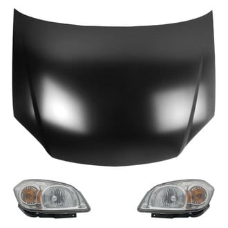 Replace® - 3-Piece Kit (Driver and Passenger Side Headlights, Hood Panel) (Value Line)