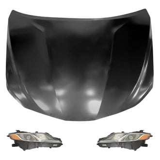 Replace® - 3-Piece Kit (Driver and Passenger Side Headlights, Hood Panel) (Standard Line)