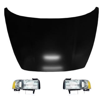 Replace® - 3-Piece Kit (Driver and Passenger Side Headlights, Hood Panel) (Value Line)