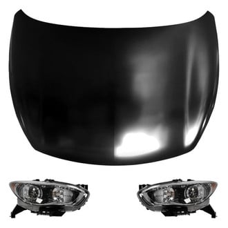 Replace® - 3-Piece Kit (Driver and Passenger Side Headlights, Hood Panel) (Brand New OE)