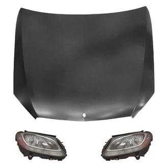 Replace® - 3-Piece Kit (Driver and Passenger Side Headlights, Hood Panel)