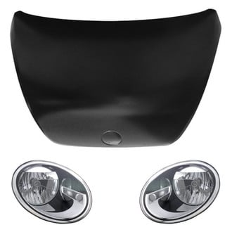 Replace® - 3-Piece Kit (Driver and Passenger Side Headlights, Hood Panel) (Standard Line)