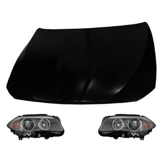 Replace® - 3-Piece Kit (Driver and Passenger Side Headlights, Hood Panel)