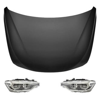 Replace® - 3-Piece Kit (Driver and Passenger Side Headlights, Hood Panel) (Standard Line)