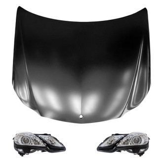 Replace® - 3-Piece Kit (Driver and Passenger Side Headlights, Hood Panel) (Standard Line)