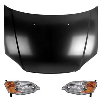 Replace® - 3-Piece Kit (Driver and Passenger Side Headlights, Hood Panel) (Value Line)