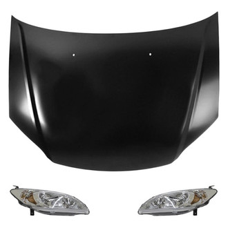 Replace® - 3-Piece Kit (Driver and Passenger Side Headlights, Hood Panel) (Value Line)