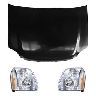 Replace® - 3-Piece Kit (Driver and Passenger Side Headlights, Hood Panel) (Value Line)