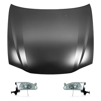 Replace® - 3-Piece Kit (Driver and Passenger Side Headlights, Hood Panel) (Value Line)