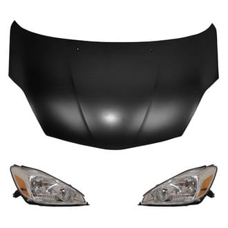 Replace® - 3-Piece Kit (Driver and Passenger Side Headlights, Hood Panel) (Value Line)