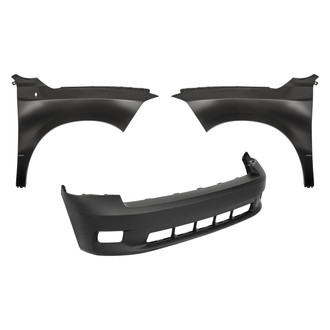 Replace® - 3-Piece (Front Bumper Cover, Front Driver and Passenger Side Fender) (Standard Line)