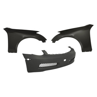 Replace® - 3-Piece (Front Bumper Cover, Front Driver and Passenger Side Fender) (Standard Line)