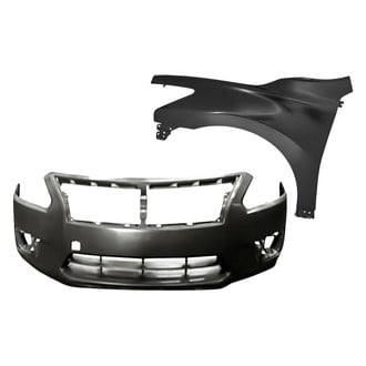 Replace® - 2-Piece (Front Bumper Cover, Front Driver Side Fender) (Standard Line)