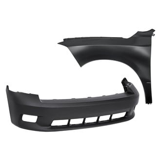 Replace® - 2-Piece (Front Bumper Cover, Front Driver Side Fender) (Standard Line)