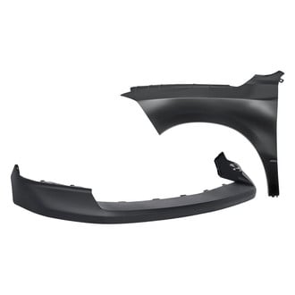 Replace® - 2-Piece (Front Upper Bumper Cover, Front Driver Side Fender) (Standard Line)